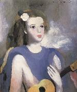 Marie Laurencin The Girl take t he guitar oil painting artist